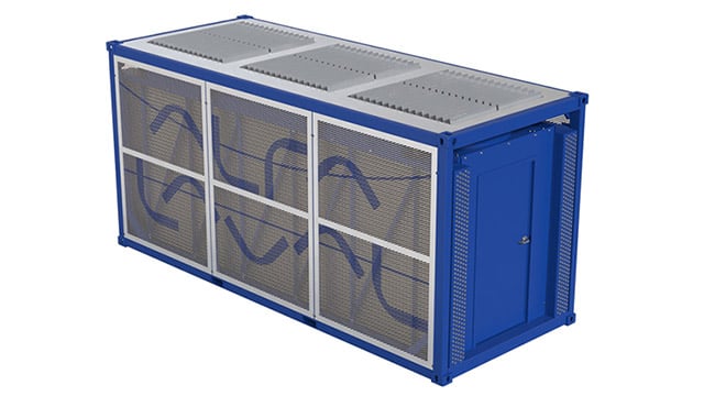 Cooling pod for edge data center cooling