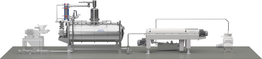 Booster lavorazione olio d'oliva con decanter